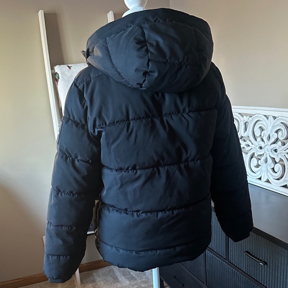 Hollister Charcoal Puffer Jacket Mens - Picture 7 of 10
